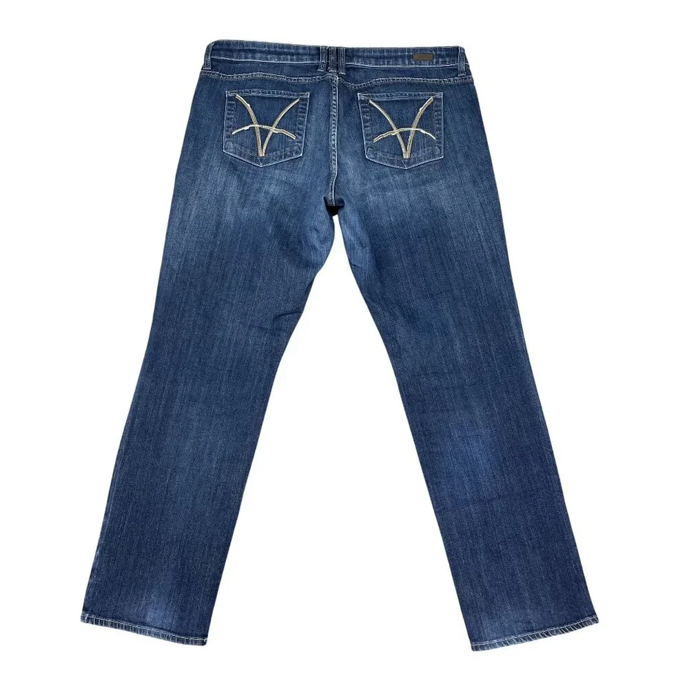 Kut from the Kloth Women's Boyfriend Jeans - Dark Blue Wash - Picture 2 of 5